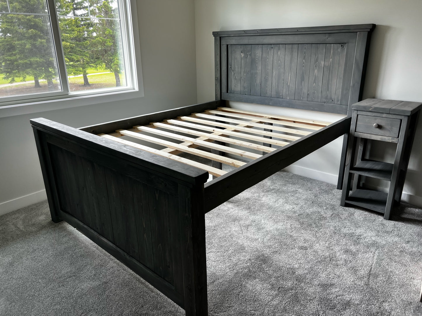 Custom Lodge Style Bed frame
