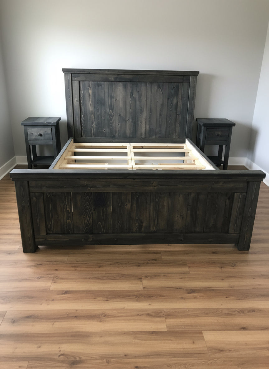 Custom Lodge Style Bed frame
