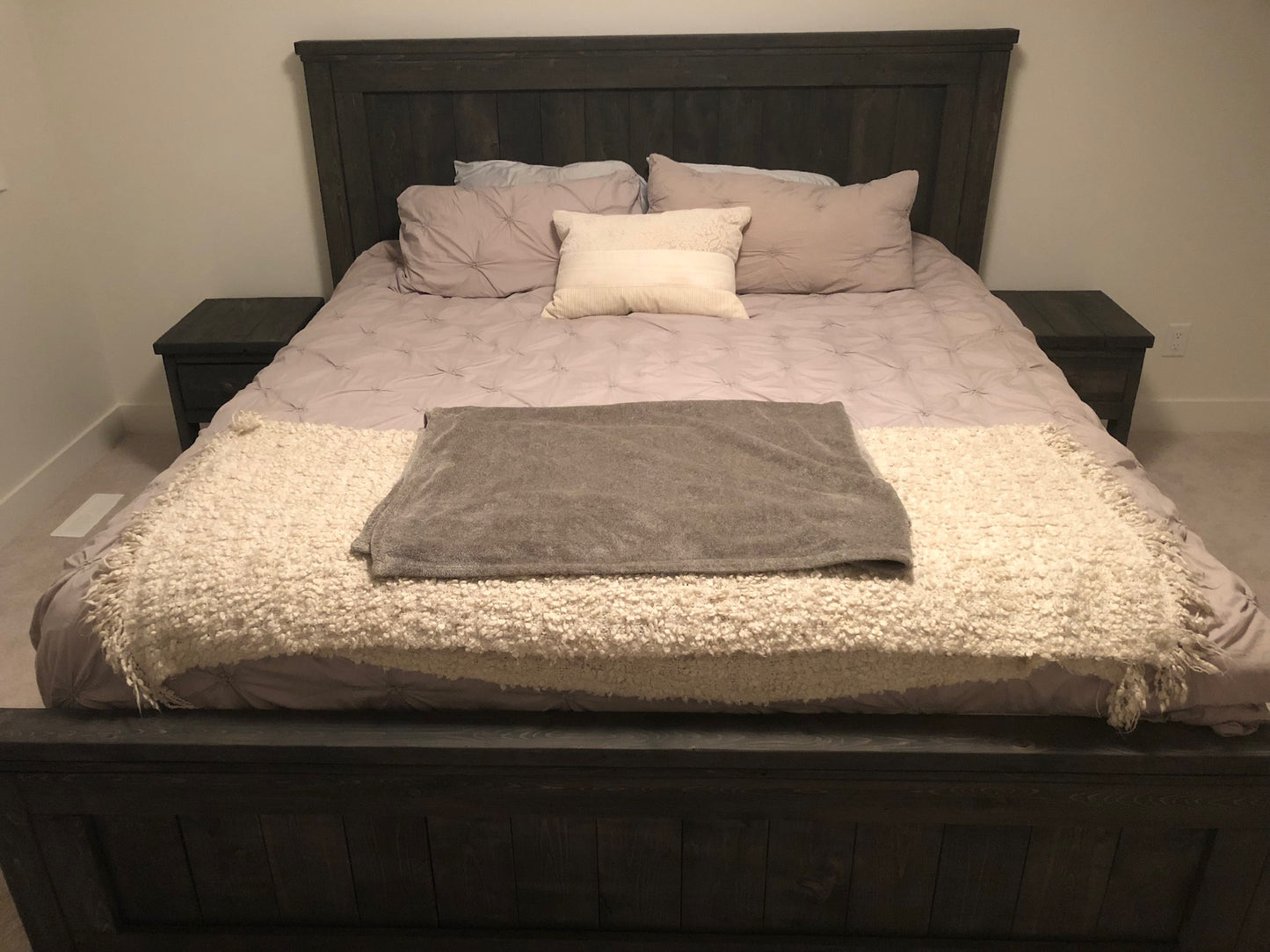 Custom Lodge Style Bed frame