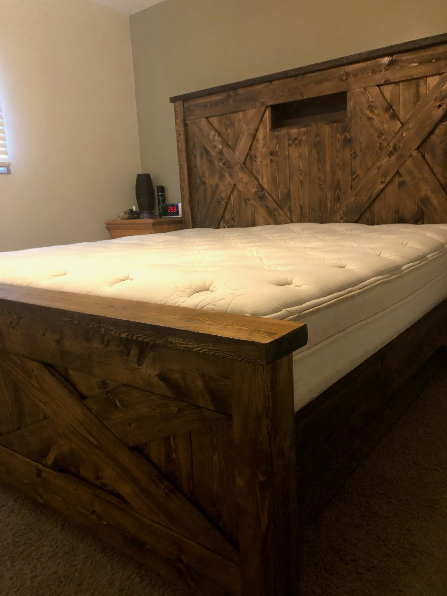 Headboard Cubbies (with or without) USB/Power Outlets or Headboard Lighting