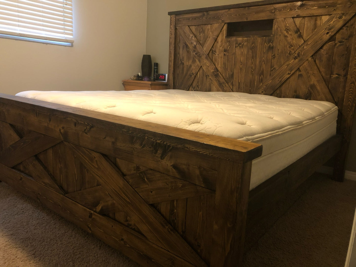 Custom Heritage "X" Bed frame