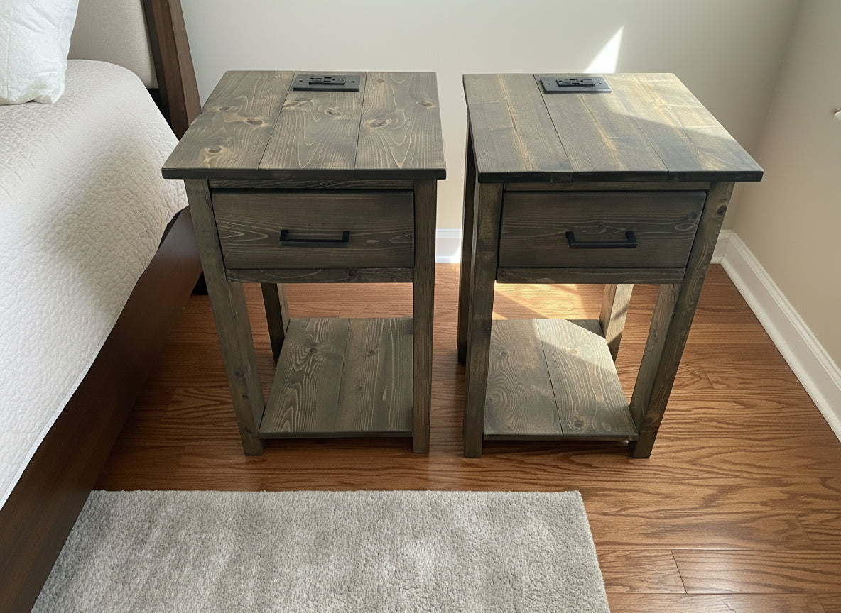 Bed Side Tables (Price and options are for one bed side table)