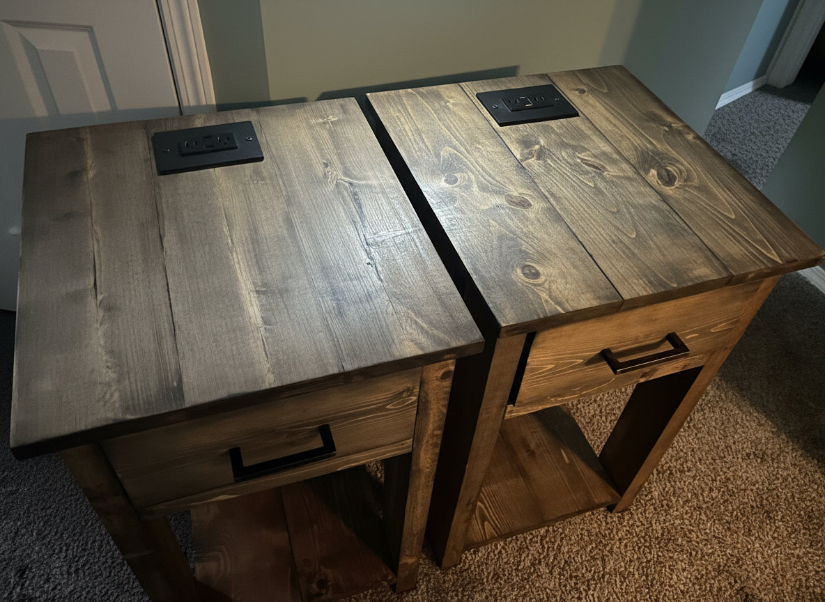 Bed Side Tables (Price and options are for one bed side table)