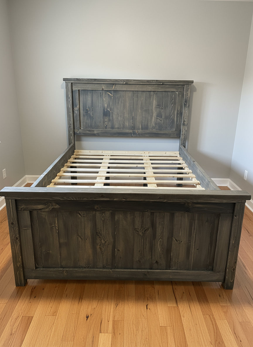 Custom Lodge Style Bed frame