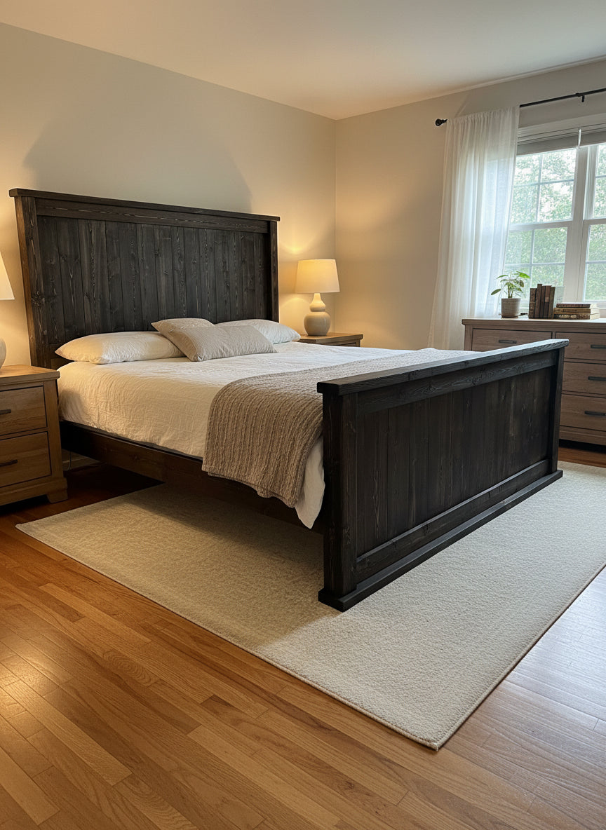 Custom Lodge Style Bed frame