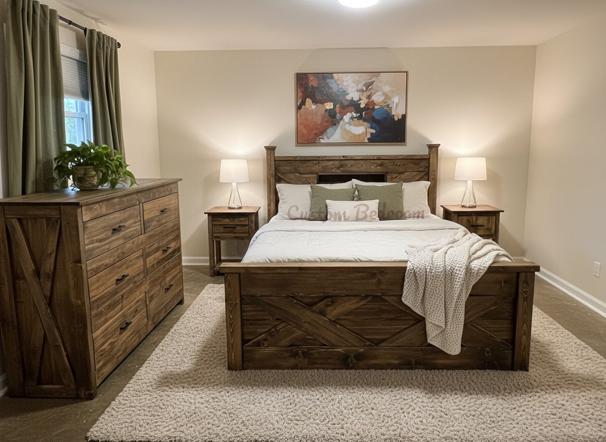 Headboard Cubbies (with or without) USB/Power Outlets or Headboard Lighting