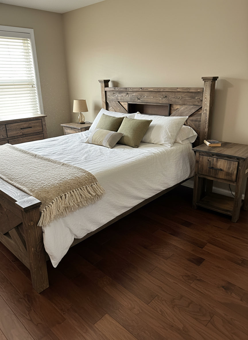 Headboard Cubbies (with or without) USB/Power Outlets or Headboard Lighting