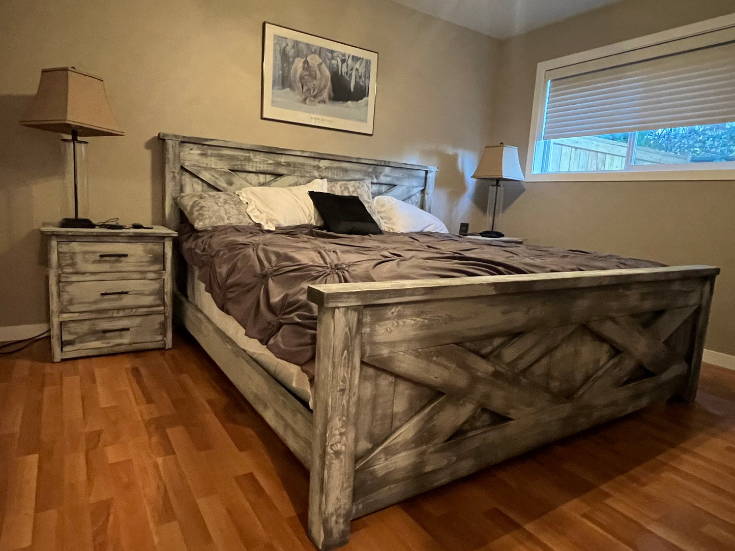 Custom Heritage "X" Bed frame