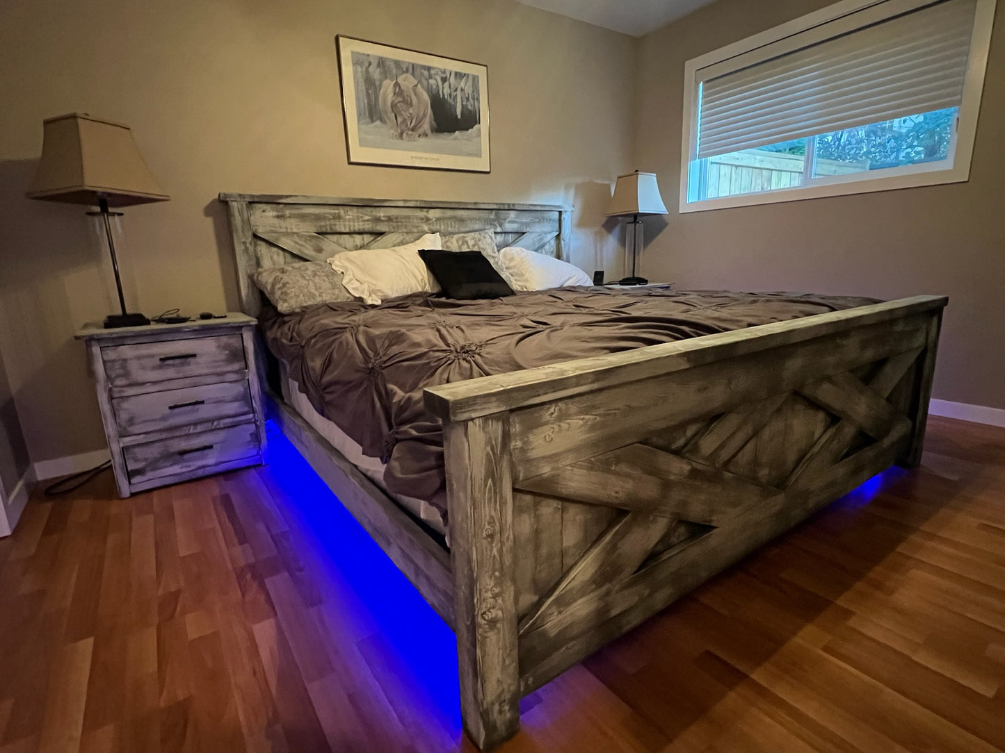 Bed Frame LED Lighting - motion sensor and colour changing