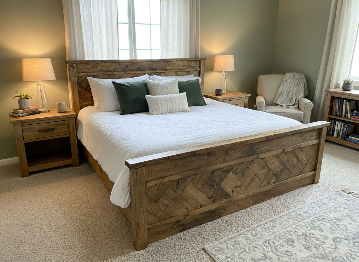 Custom Timberweave Bed frame