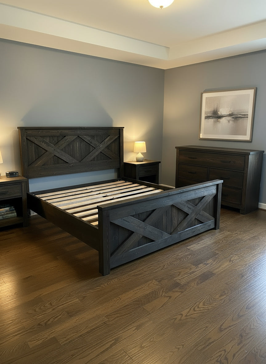Custom Heritage "X" Bed frame
