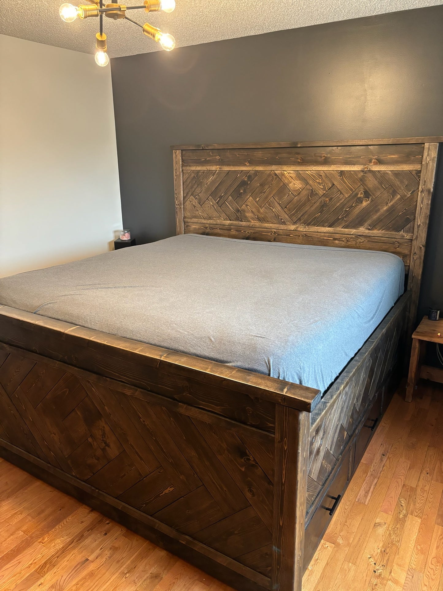 Custom Timberweave Storage Bed frame
