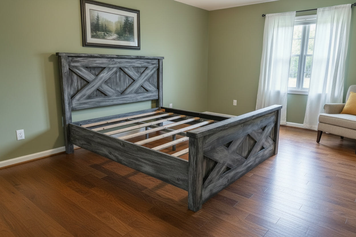 Heritage "X" Bed frame - without storage
