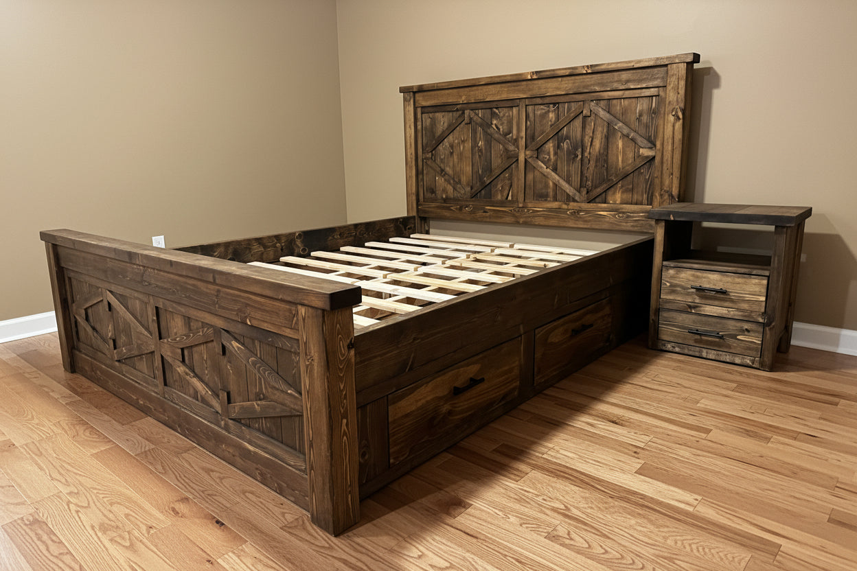 Diamond Storage Bed frame