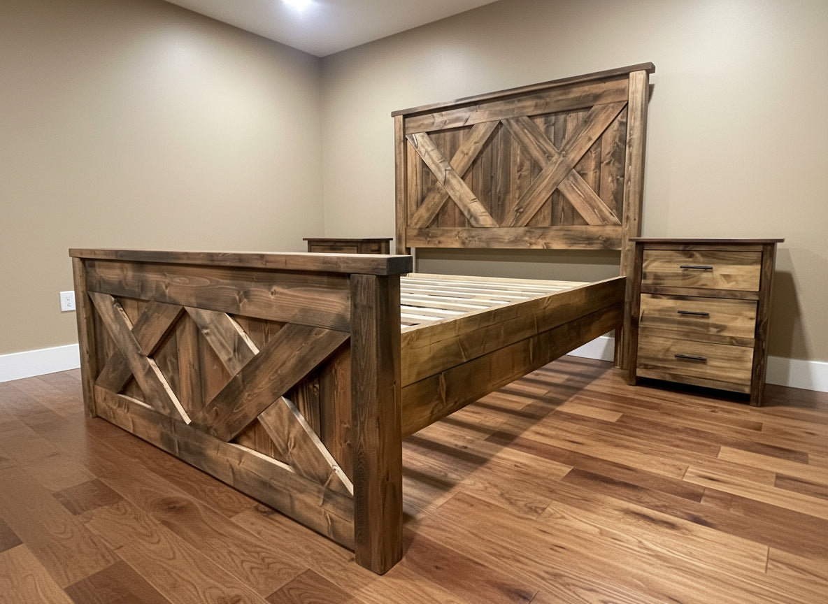 Custom Heritage "X" Bed frame