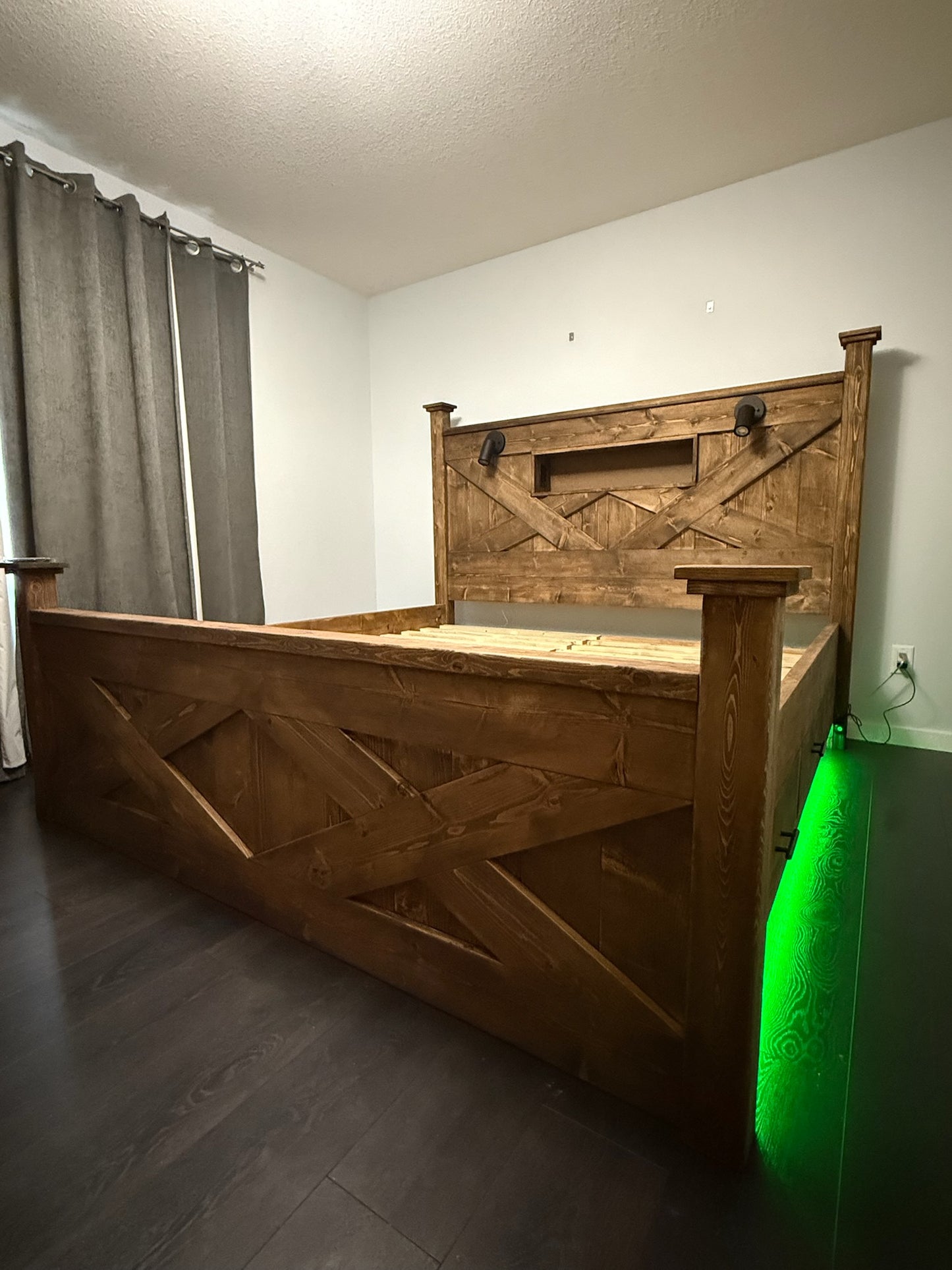 Heritage "X" Storage Bed frame