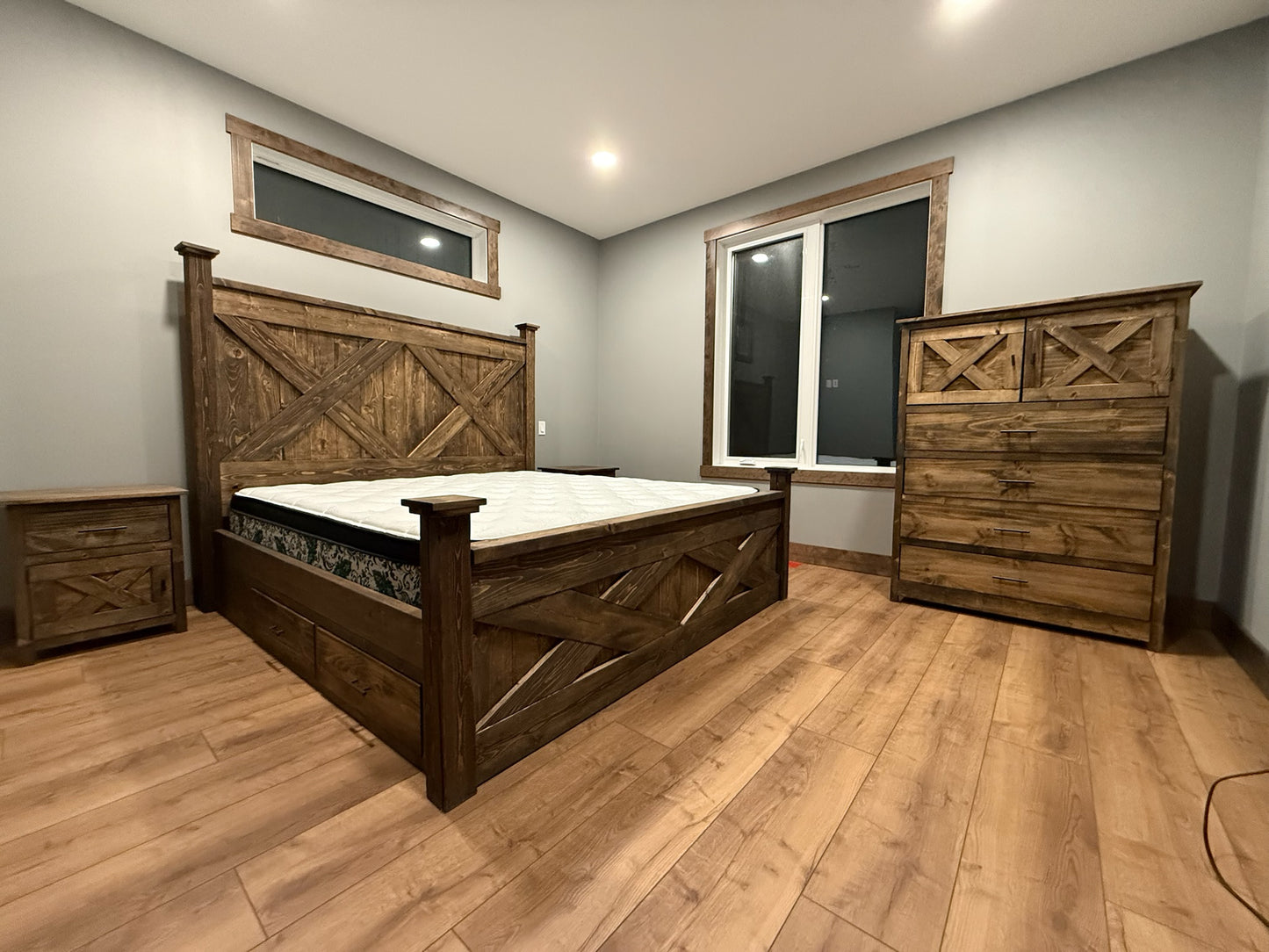 Heritage "X" Storage Bed frame