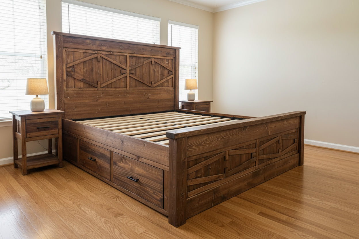 Diamond Storage Bed frame