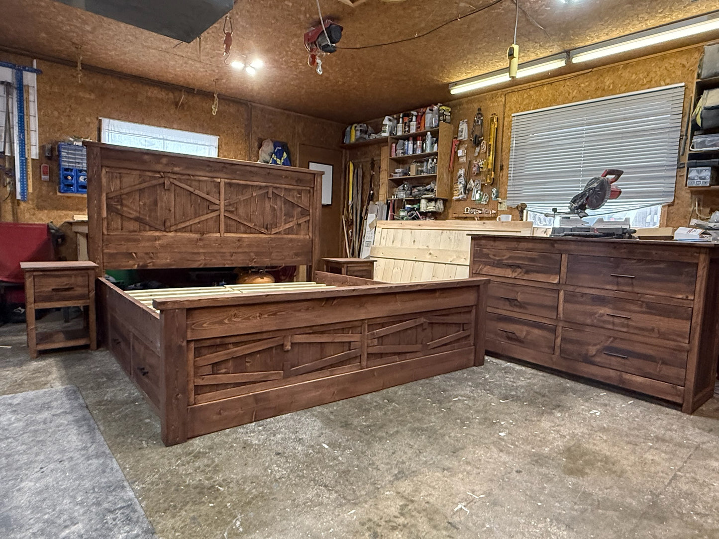 Diamond Storage Bed frame